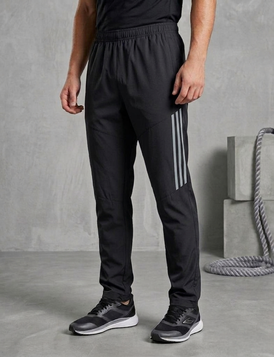 Norvellaa Men’s Athletic Performance Striped Track Pants