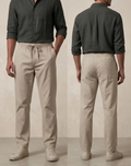 Norvellaa Men's Premium Linen Trousers